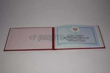Аттестат Профессора 2019г в Екатеринбурге