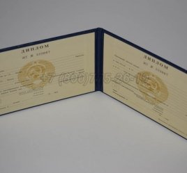 Диплом Техникума Туркменской ССР в Екатеринбурге