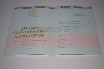 Диплом Адъюнктуры 2024г в Екатеринбурге