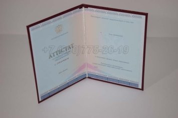 Аттестат За 11 Класс 2022г Золото СпецБланк в Екатеринбурге