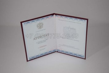 Аттестат За 11 Класс 2021г Золото ГОЗНАК в Екатеринбурге