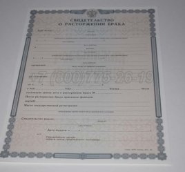 Свидетельство о Разводе 2023г в Екатеринбурге