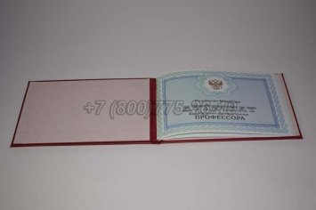 Аттестат Профессора 2023г в Екатеринбурге